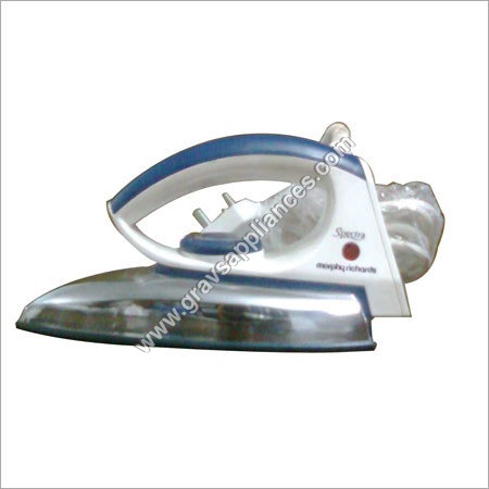 व्हाइट एंड ब्लू ड्राई इलेक्ट्रिक आयरन