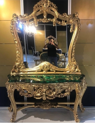 A.M इंटरनेशनल वुडन कैनसोल टेबल