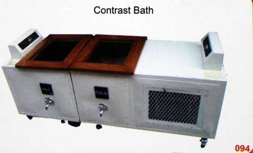 Contrast Bath Therapy Machine - Stainless Steel, 50(L) X 38(W) X 40(D) cms | Special Heating Unit, Heavy Duty Cooling Unit, Digital Thermostat, Well Insulated Tubular Steel Frame