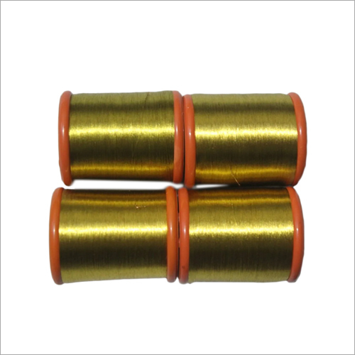Imitation Polyester 10 GM Polyester Zari Thread - Golden Color, 240 Weight | Eco-Friendly, High Tenacity for Weaving, Stitching, Embroidering