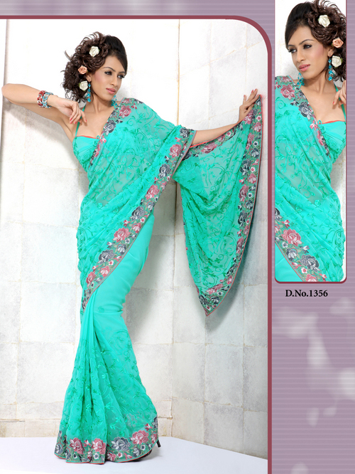 नए डिज़ाइनर साड़ी