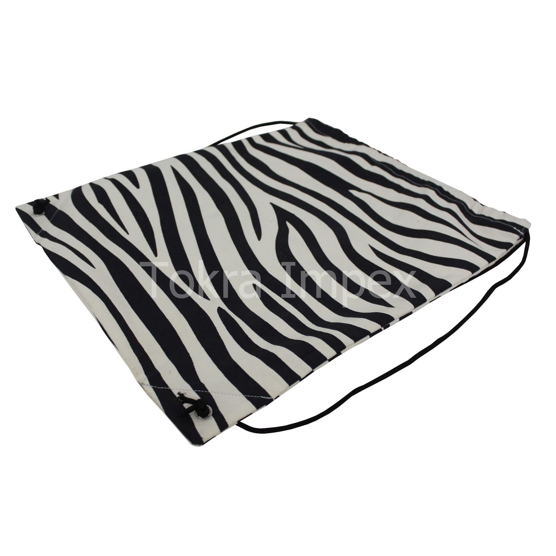 Animal Texture Print Canvas Drawstring Bags Capacity: 2 Kgs Kg/day