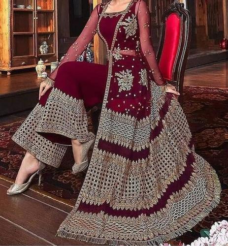 Ethenic Lehenga - Color: Marron Colour