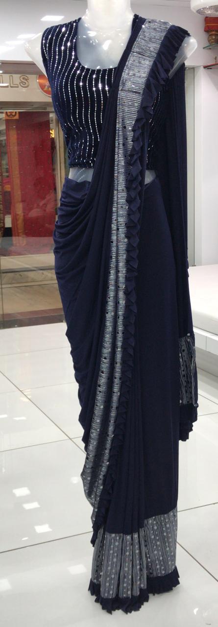 Multi Colour Party Wear Saree