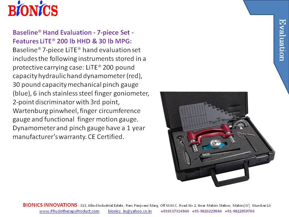 Baseline Hand Evaluation - 7-piece Set - Lite