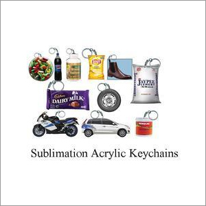 Sublimation Acrylic Keychains - Acrylic, 25-50mm Size, 2-5mm Thickness | Scratch Proof, Sturdy, Customizable for Brand Promotion
