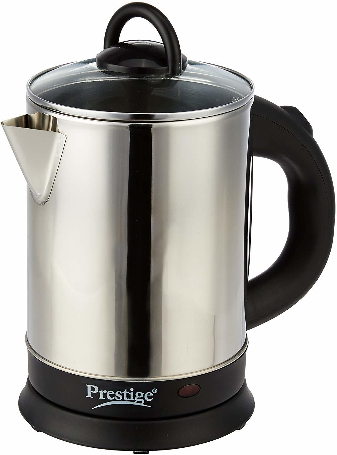 Electric Kettle - Stainless Steel, 1.2 Liters, 1500w Power | Compact Size, Durable Design, 0.8m Cord Length