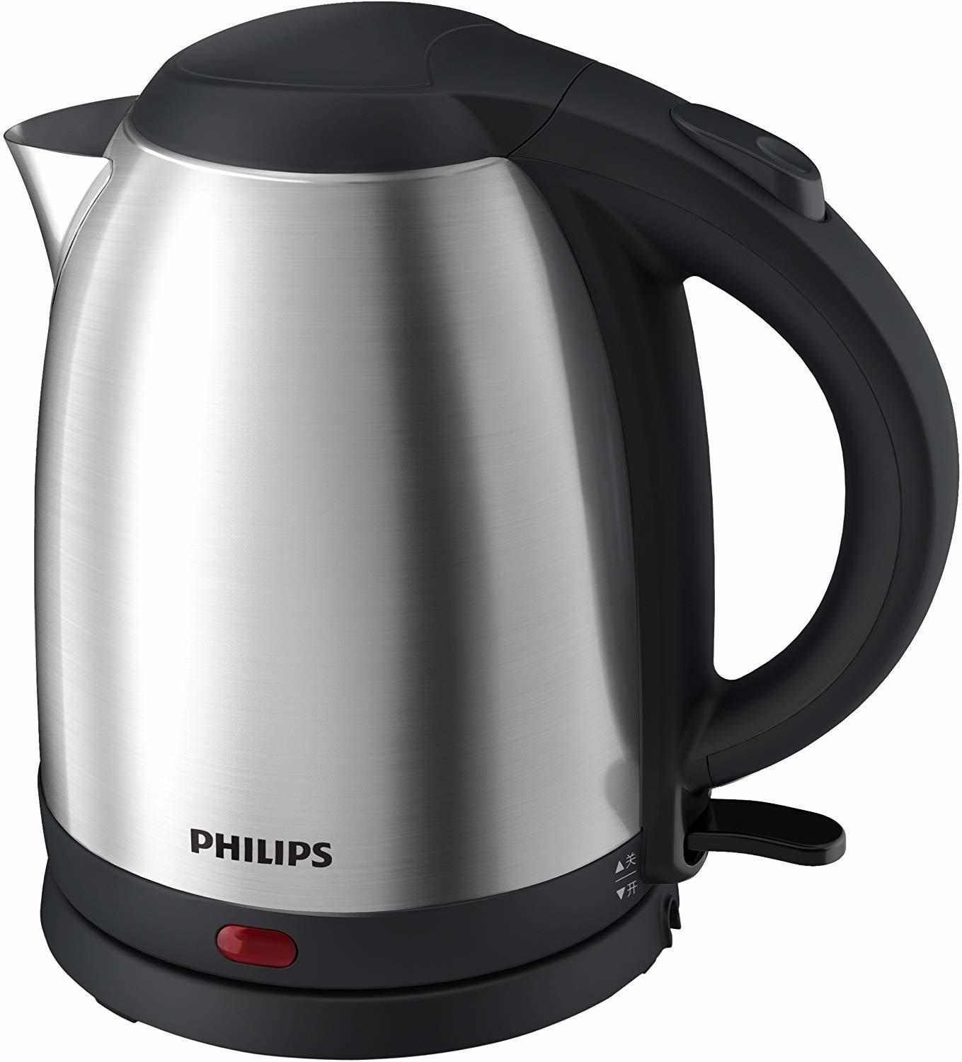 Electric Kettle - Stainless Steel, 1.2 Liters, 1500w Power | Compact Size, Durable Design, 0.8m Cord Length