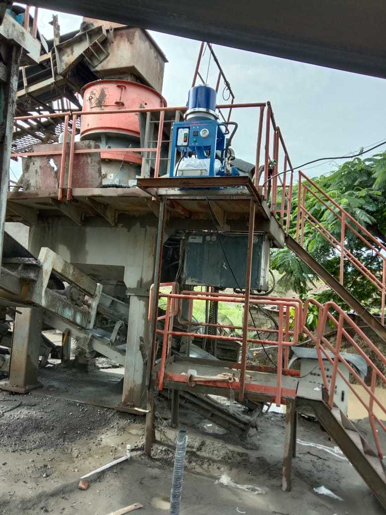 Stone Crushers Oil Cleaning System - Color: Blue
