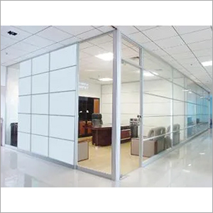 White Aluminium Office Partition