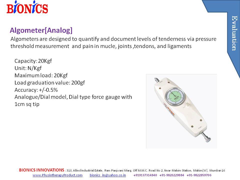 Algometer Analog/digital