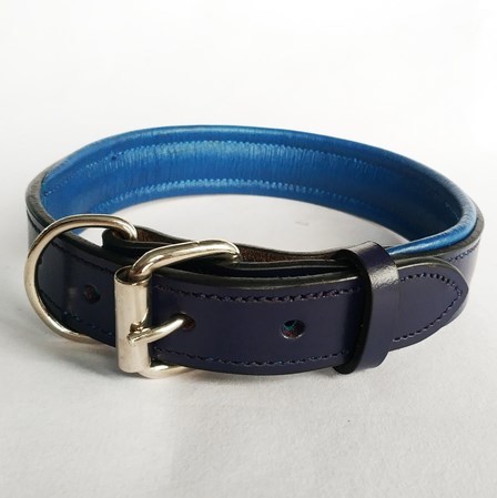 Plain Padded Leather Dog And Cat Collar Size: Extra Small