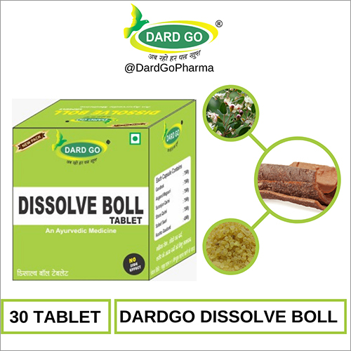 Oil Dard Go Ayurvedic Dissolve Boll Tablet
