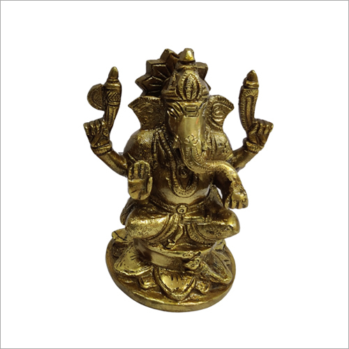 पीतल भगवान गणेश मूर्ति