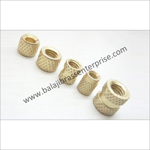 Brass Cross Knurling Inserts
