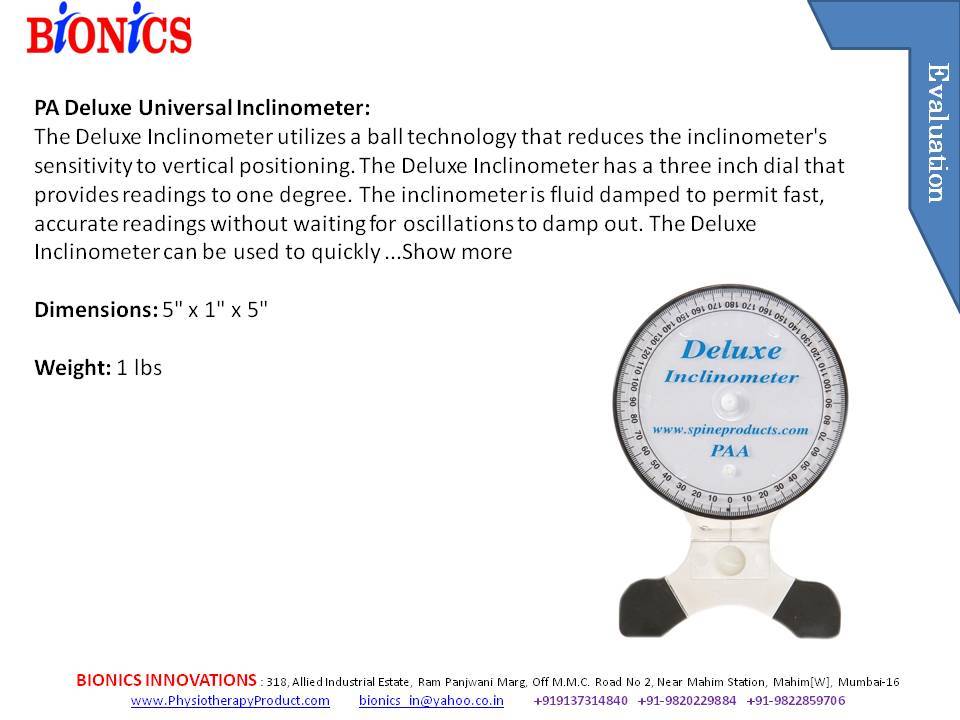 Pa Deluxe Universal Inclinometer