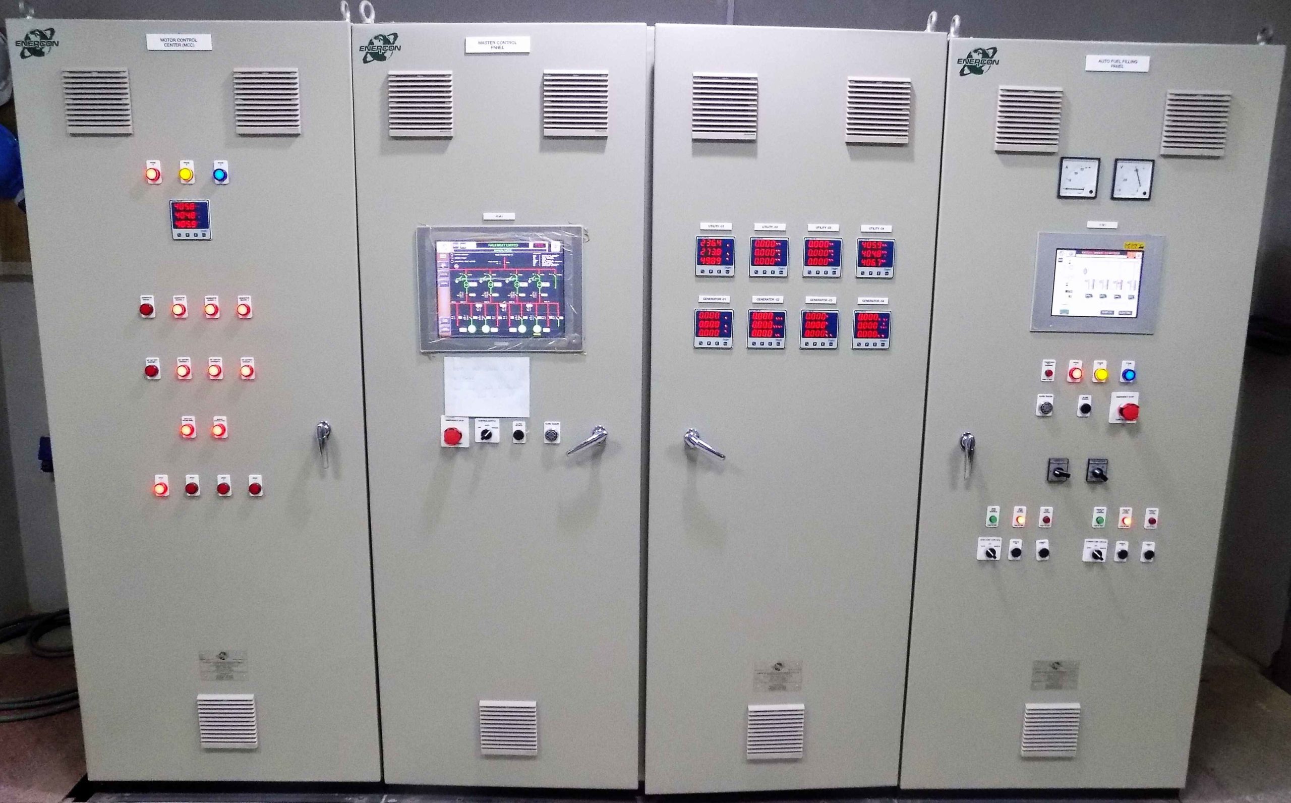 Synchronization Panel - Metal Material With Ip65 Protection | Automatic And Manual Synchronizing, Peak Shaving Operation, Load Sharing, Soft Loading, Energy Control