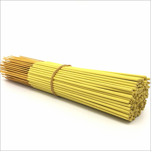 Yellow Incense Stick - Bamboo Material, 8 Inch Size | Eco-friendly, Aromatic Use, Sweet-smelling Fragrant Smoke, Bug Repellent