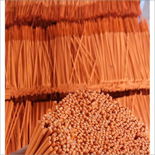 Orange Colour Incense Stick - Bamboo Material, 8 Inch Size | Eco-friendly, Aromatic And Religious Use