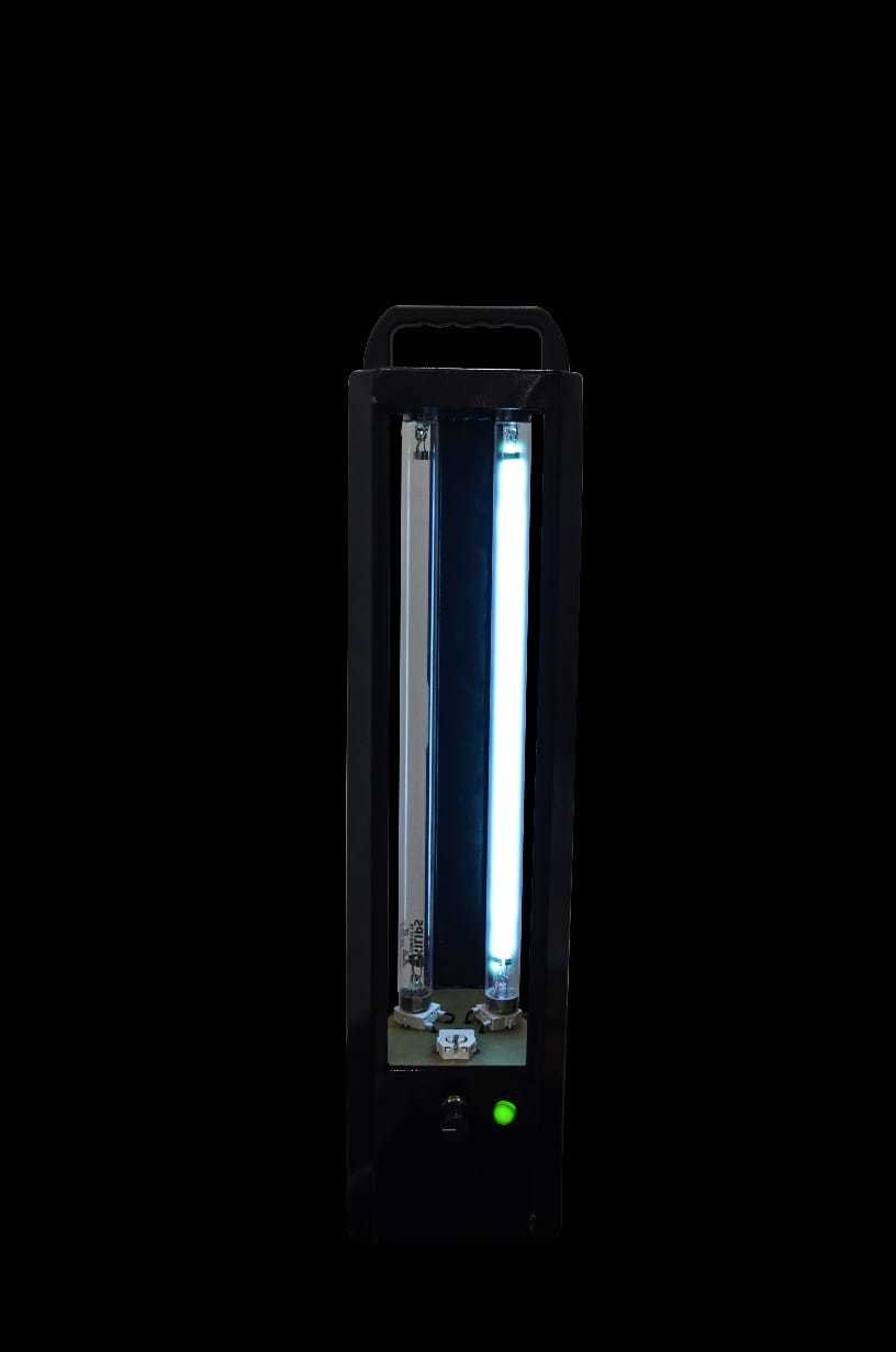 Cura Lite - Uvc Disinfection Lamp | 360-degree Coverage, Black, 5 Star Rated Power, Ideal For Home And Small Spaces