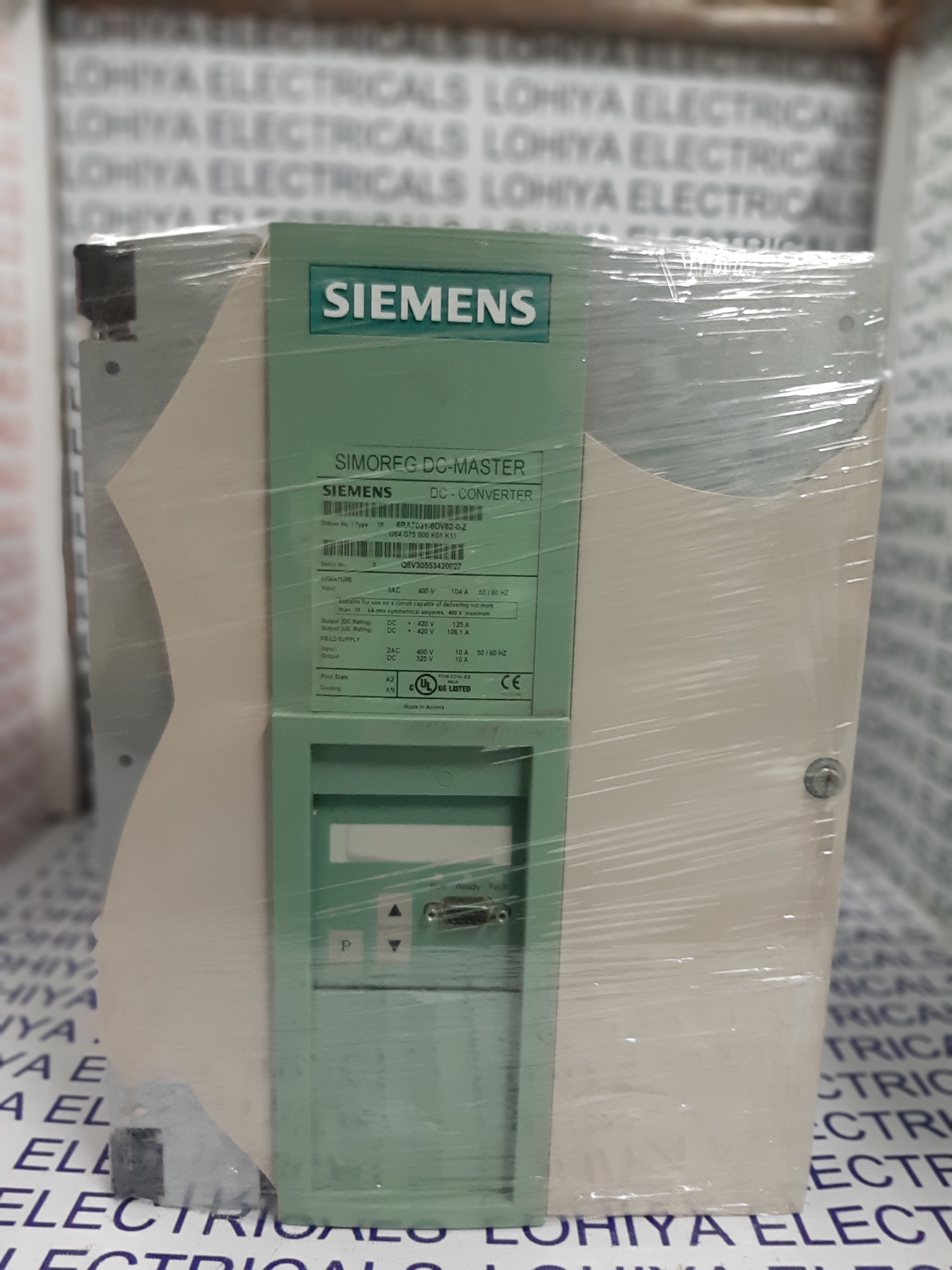 Siemens Simoreg Dc Master - Steel Enclosure, 6kw-2310kw, Up To 3600a, 400-690v Ac, 2/4-quadrant Control, Profibus, Rs232/485, Canopen