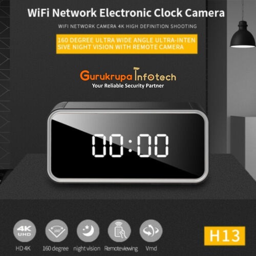 Spy Digital Clock Camera Ir Distance: 20Mntrs