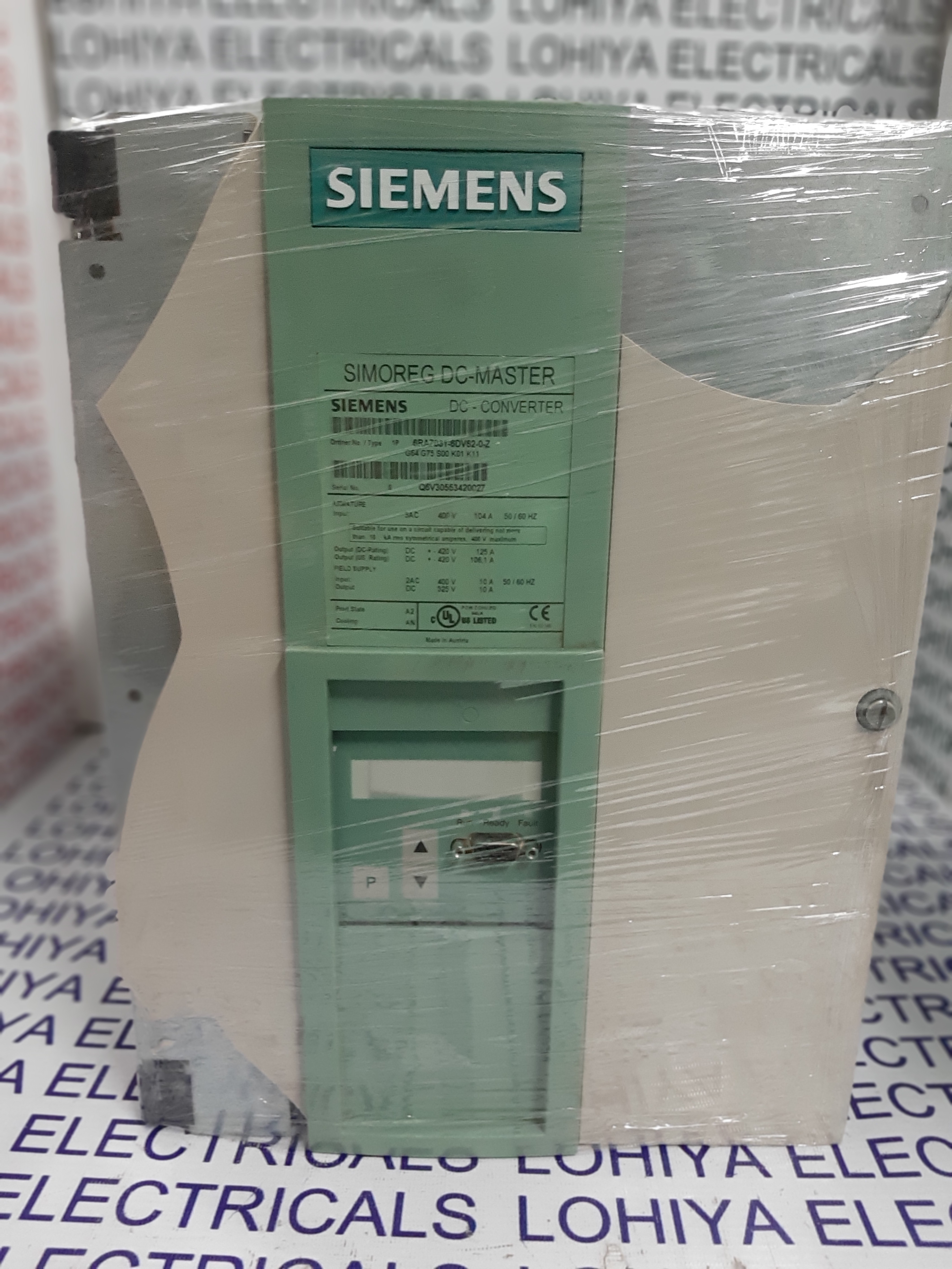 Siemens Simoreg Dc Master - Steel Enclosure, 6kw-2310kw, Up To 3600a, 400-690v Ac, 2/4-quadrant Control, Profibus, Rs232/485, Canopen