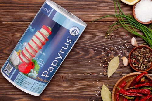 पेपिरस अल्ट्रा-एडवांस्ड 4-प्लाई किचन टॉवल