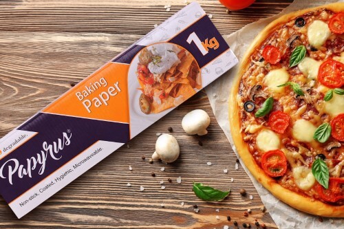 सफेद 1 किलो पेपिरस नॉन-स्टिक बेकिंग पेपर