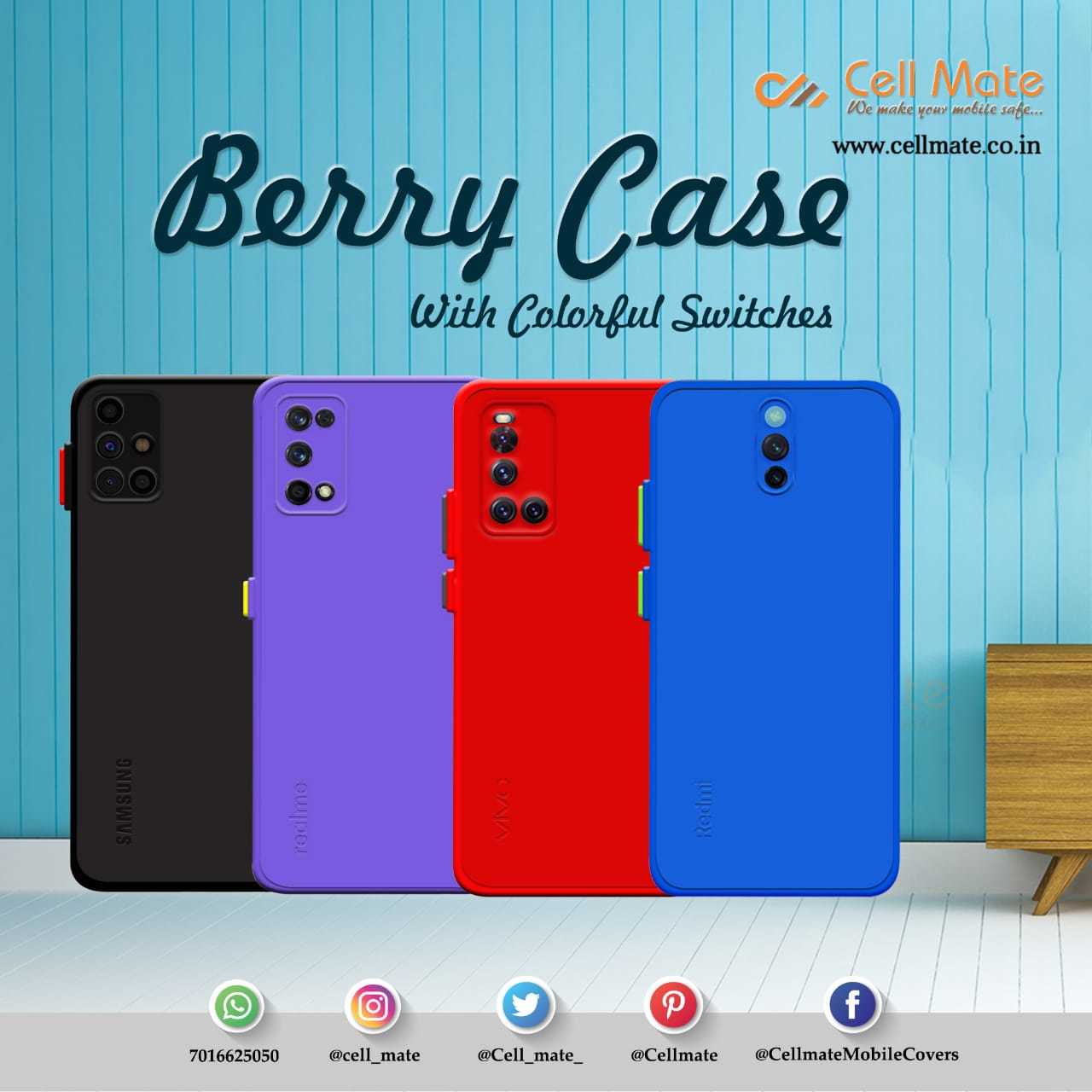 Berry Soft Mobile Back Case Display Color: Color