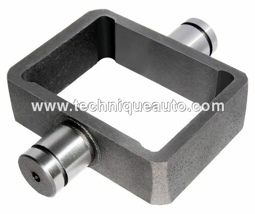 Silver Square Piston