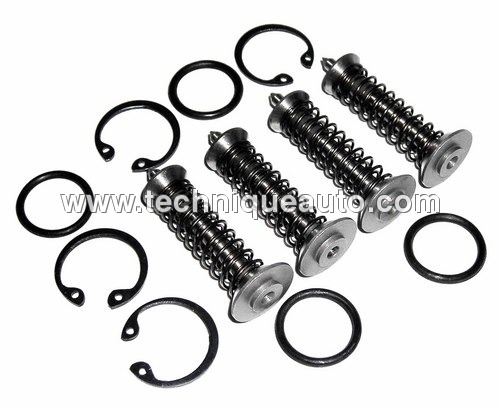 Valve Chamber Full Kit - Iron Material, Polished Surface Treatment | Black Color, Compatible with Massey Ferguson, Ford, Ursus, and Zetor Tractors