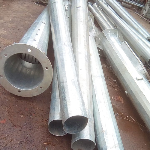 High Mast Lighting Pole - Aluminum Alloy Material, 20 Feet Tall , Energy Efficient LED Technology