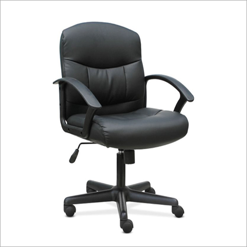 ब्लैक ऑफिस एडजस्टेबल चेयर