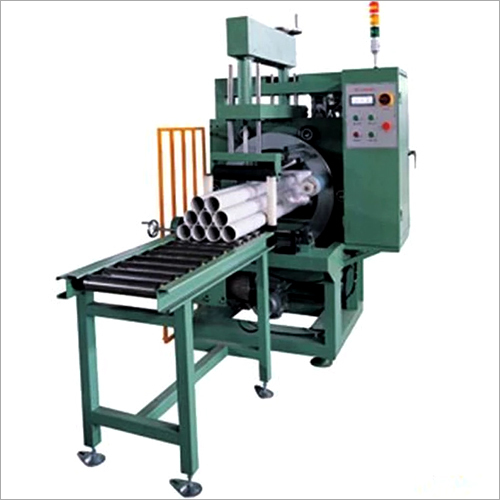 Horizontal Stretch Wrapping Machine - M.s Structer, 296x152 Cm Max Dimensions, 380 Voltage | Automatic Electric Drive, Plc Control, Heavy Duty & Highly Efficient