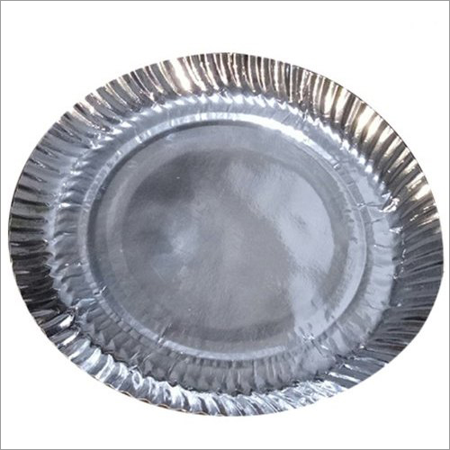 13 Inch Disposable Paper Plate - Paper, 13 Inch, Silver | Ideal for Events and Parties, Eco-Friendly and Fully Disposable