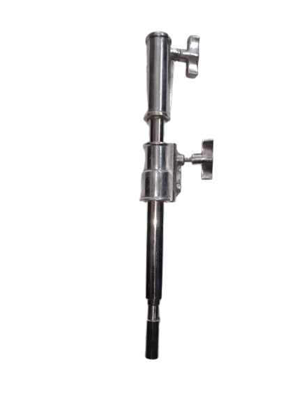 Height Extension Rod - Steel Material, 1-3 Feet Adjustable Size, Silver Finish