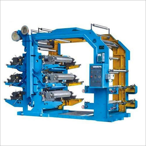 Flexographic Printing Machine - Mild Steel, 400mm To 600mm Printing Width, Printing Length 500-1000mm | Automation, Efficient Drying, High Capacity, Easy Operation, Durable Design