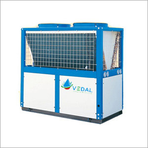 High Temperature Heat Pump - Water Heater, Scroll Compressor | Electric Power Source, Energy Saving, Industrial Usage, White & Blue Finish