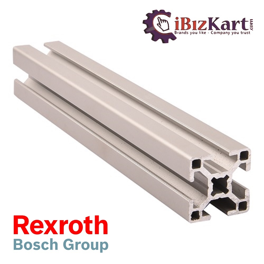 Aluminium T Slot Extrusion 40x40 - 40x40x6000mm, Clear Anodized Finish, Alloy 6063, Square Shape, T6 Temper | Ideal For Workstations, Trolleys & Racks