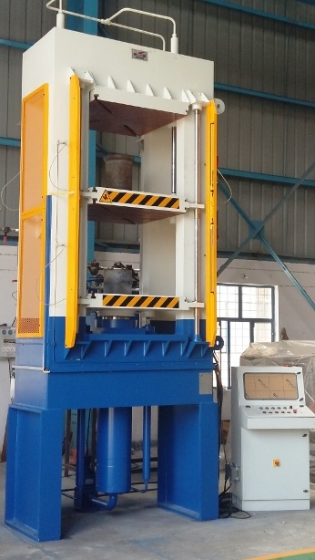 Blue Compression Moulding Press