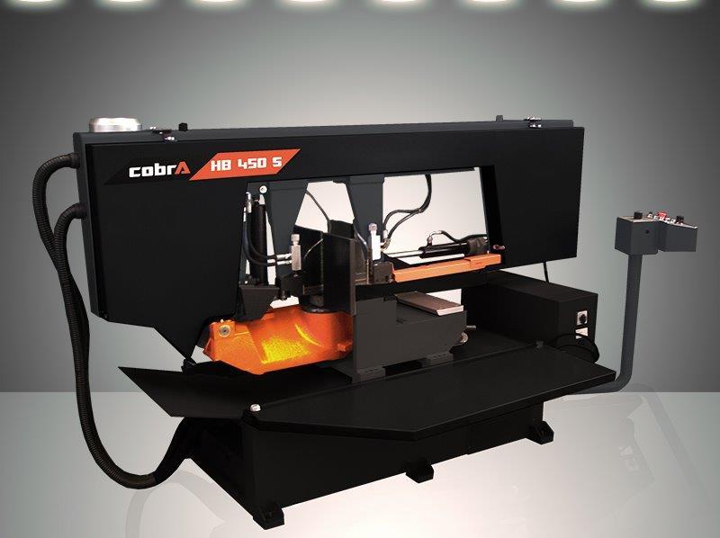 Black Semi Automatic Bandsaw Machine