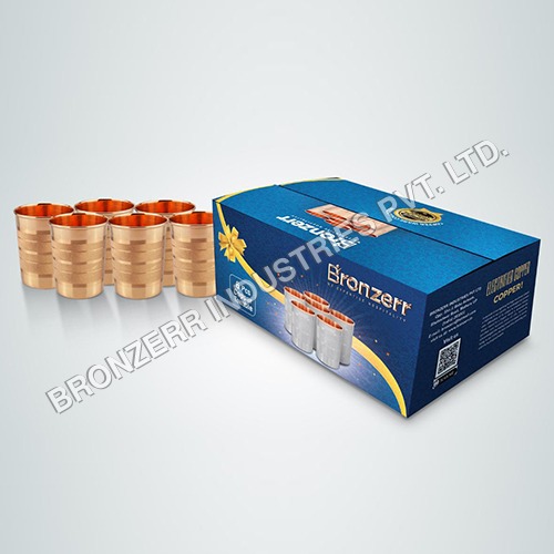 Copper Glass Set - 6pcs