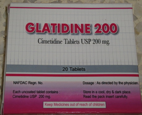 Glatidine 200 (Cimetidine Tablets Usp 200 Mg)