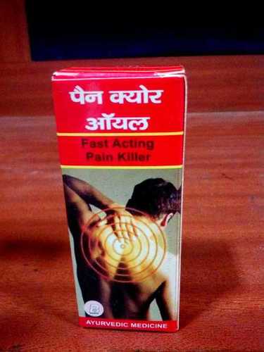 Pain Cure Oil - Herbal Remedy for All Ages | Dosage as Suggested, Store in Dry Place, Helps Alleviate Pain Naturally