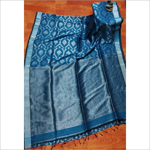Various Color Available Pure Cotton With Zari Work Handloom Sarees