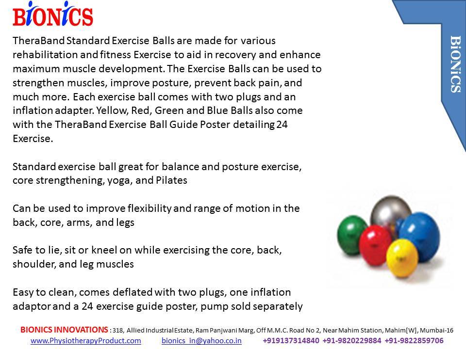 Theraband Exercise And Stability Ball Standard