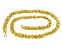 18k Micro Gold Plated Men & Women Chain (18 Inch)