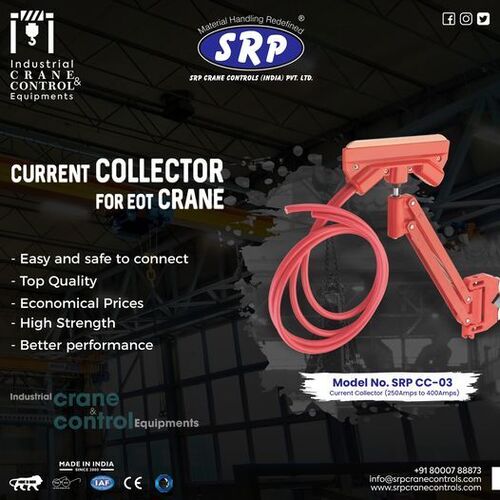 Crane Current Collector 250 Amps - Color: Red