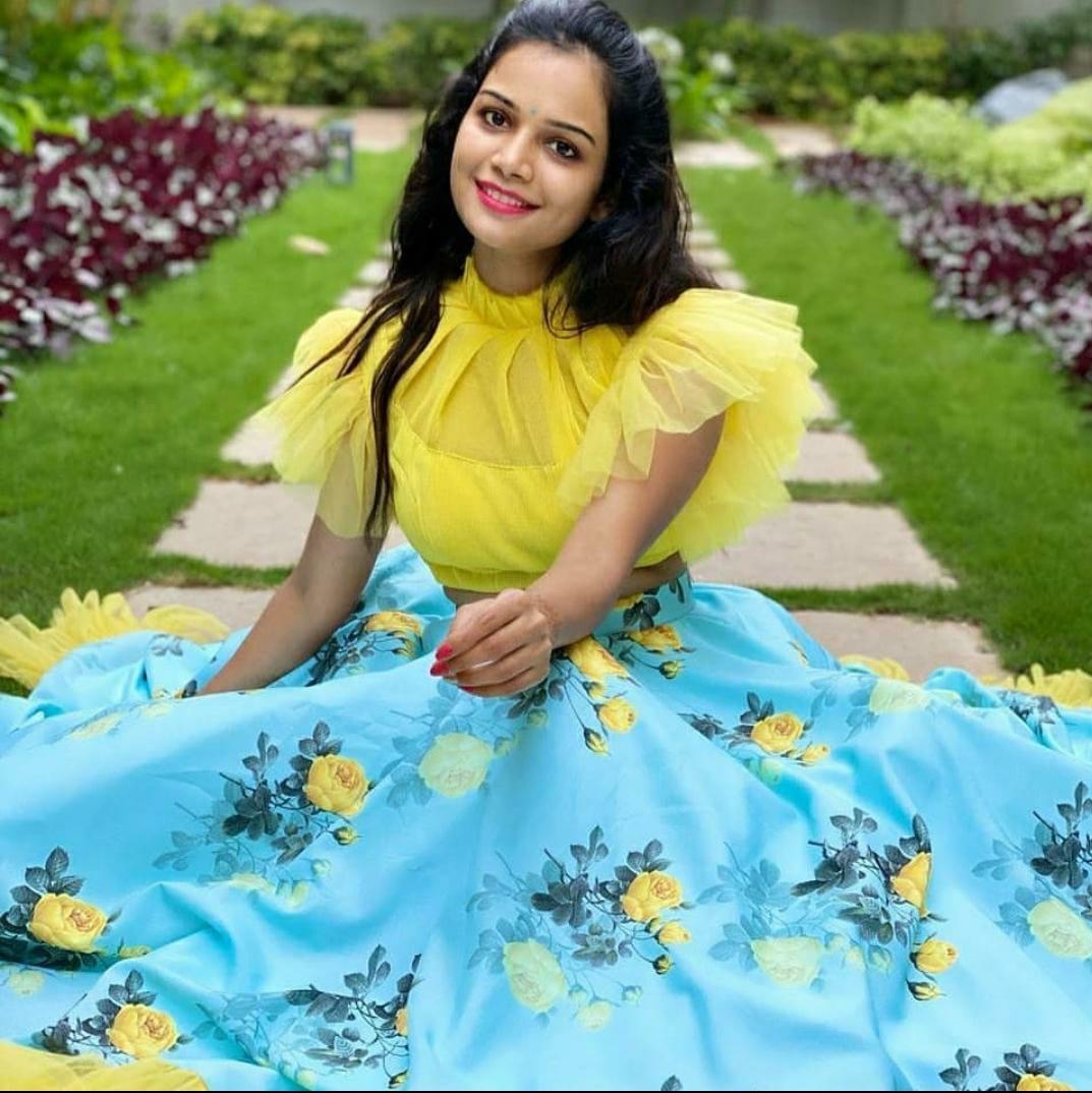 Indian Lemon Shade Yellow Lehenga